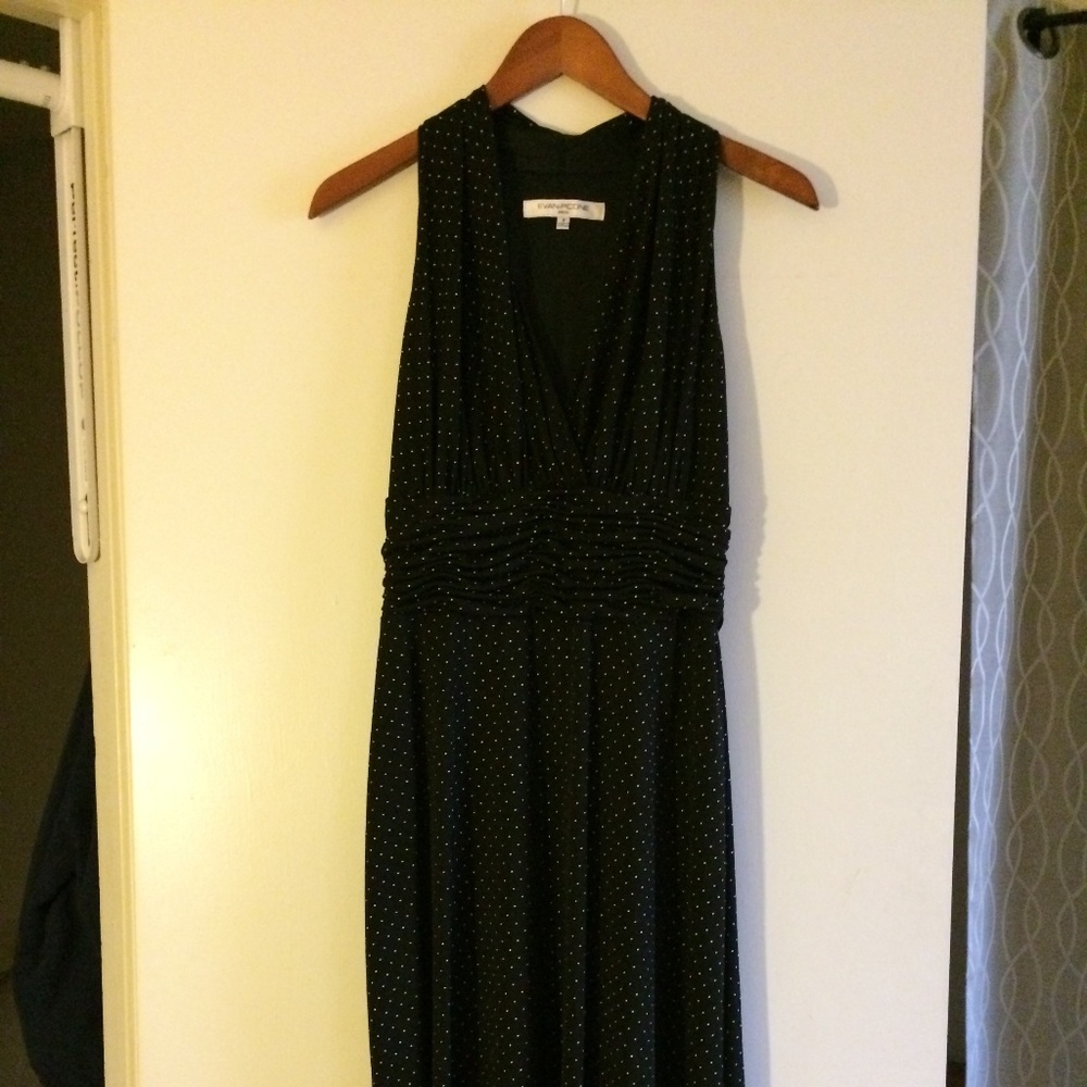 Evan Picone Empire Waist Halter Dress